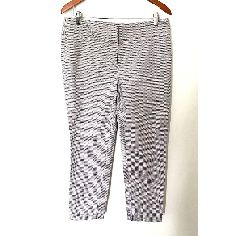 Ann Taylor LOFT Marisa Straight Capri Pants Cotton Spandex Blend Comfort Sz 8